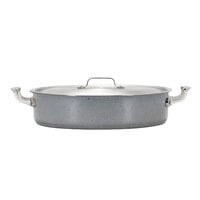 Bon Chef 60032STARLIGHT Cucina 9 Qt. Starlight Stainless Steel Induction Brazier Pot with Lid
