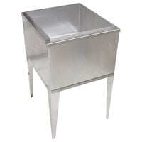 Servend 96-1200-9 2123 Freestanding Post-Mix 80 lb. Ice Chest with Cold Plate