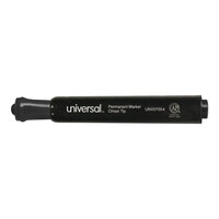 Universal UNV07054 Black Chisel Tip Permanent Marker   - 60/Pack