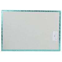 Enjay 1/2-17122512BLUE12 25 1/2 inch x 17 1/2 inch Fold-Under 1/2 inch Thick Full Sheet Blue Cake Board - 12/Case