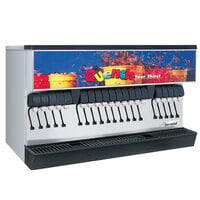 Servend 2706231 MDH-402 20 Valve Sanitary Lever Countertop Ice/Beverage Dispenser with 400 lb. Ice Storage