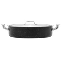 Bon Chef 60032GALAXY Cucina 9 Qt. Galaxy Stainless Steel Induction Brazier Pot with Lid