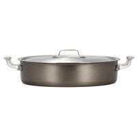 Bon Chef 60030TAUPE Cucina 6 Qt. Taupe Stainless Steel Induction Brazier Pot with Lid