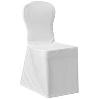 Snap Drape 5451CC010 Silhouette II White Chair Cover