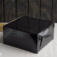 Enjay B-BLK-10105 10 inch x 10 inch x 5 inch Black Cake / Bakery Box - 100/Bundle