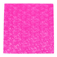 Enjay 1/2-16SPINK12 16" Fold-Under 1/2" Thick Pink Square Cake Drum - 12/Case