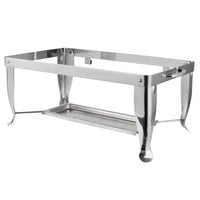 Choice Full Size Stainless Steel Folding Chafer Stand