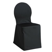 Snap Drape 5451CC014 Silhouette II Black Chair Cover
