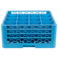 Carlisle RG16-314 OptiClean 16 Compartment Glass Rack with 3 Extenders