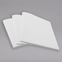 Universal UNV20544 Letter Size 2-Pocket Plastic Folder - White   - 10/Pack