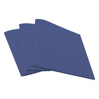 Universal UNV20542 Letter Size 2-Pocket Plastic Folder - Royal Blue   - 10/Pack