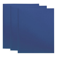 Universal UNV20542 Letter Size 2-Pocket Plastic Folder - Royal Blue   - 10/Pack