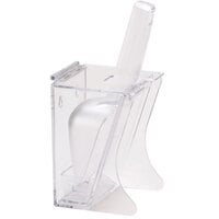 Cal-Mil 793 Wall Mount Scoop Holder with 2 Qt. Scoop and Drip Tray