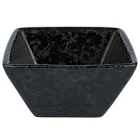 American Metalcraft PBL7 7 oz. Black Artisanal Porcelain Bowl