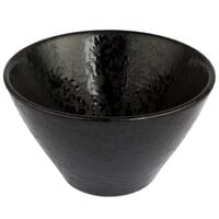 American Metalcraft PBL7 7 oz. Black Artisanal Porcelain Bowl