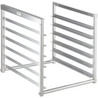 Regency Table-Mounted Aluminum Bun Pan Rack for 30" and 36" Wide Work Tables - 6 Pan Capacity