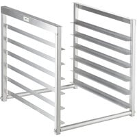 Regency Table-Mounted Aluminum Bun Pan Rack for 30 inch and 36 inch Wide Work Tables - 6 Pan Capacity