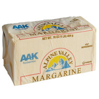 1 lb. Trans Fat Free Solid Margarine - 30/Case