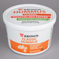 Kronos 4 lb. Tub of Classic Hummus - 2/Case