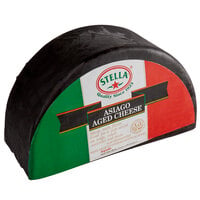Stella 10 lb. Aged Asiago Cheese Half Wheel