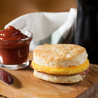 Jimmy Dean 3.6 oz. Bacon, Egg, and Cheese Breakfast Sandwich - 12/Case