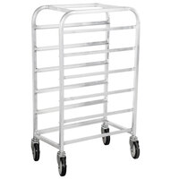Winholt SS-126 End Load Stainless Steel Platter Cart - Six 12 inch Trays