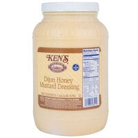 Ken's Foods 1 Gallon Dijon Honey Mustard Dressing - 4/Case