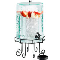 Cal-Mil 932-2 Glacier Acrylic 2 Gallon Octagonal Beverage Dispenser with Ice Chamber