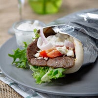 Grecian Delight 1.25 oz. IQF Sliced Beef Gyro Meat - 10 lb.