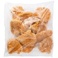 Brakebush Tender-Licious 4.5 lb. Bag 6 oz. Fully Cooked Breaded Chicken Breast Fillets - 2/Case