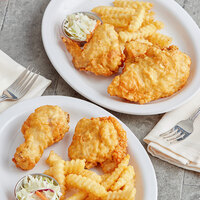 Brakebush Honey Touched 4-Piece Fully Cooked Breaded Chicken Dinner - 9/Case