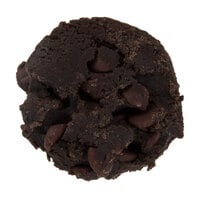 David's Cookies 1.5 oz. Preformed Double Chocolate Chip Cookie Dough - 213/Case