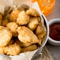 Pierce Chicken Boneless Dings 5 lb. Bag Fully Cooked Breaded Boneless Chicken Breast Chunks - 2/Case