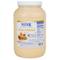 Ken's Foods 1 Gallon Golden Honey Mustard Dressing - 4/Case