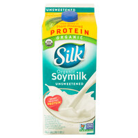 Silk 64 oz. Organic Unsweetened Soymilk - 6/Case