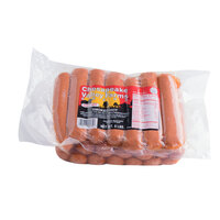 Chesapeake Valley Farms 5 lb. Smoked Hot Beef Sausages - 4/Case