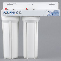 C Pure AQUAKING12 10" Dual Cartridge Water Filtration System - 10 Micron Rating and 3 GPM