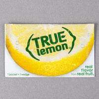 True Citrus 0.8 Gram Unsweetened Lemon Mix Portion Packet - 500/Case
