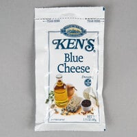 Ken's Foods 1.5 oz. Blue Cheese Dressing Packet - 60/Case