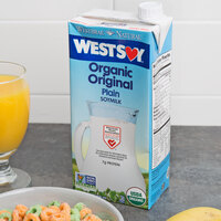 Westsoy 32 oz. Organic Original Soymilk - 12/Case