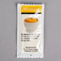 5.5 Gram Yellow Mustard Portion Packet - 500/Case