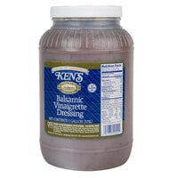 Ken's Foods 1 Gallon Balsamic Vinaigrette Dressing - 4/Case