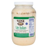 Ken's Foods 1 Gallon Lite Italian Dressing - 4/Case