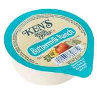 Ken's Foods 2 oz. Buttermilk Ranch Dressing Cup - 72/Case