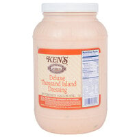 Ken's Foods 1 Gallon Deluxe Thousand Island Dressing - 4/Case