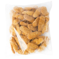 Tyson Red Label NAE Fully Cooked Golden Crispy Select Cut Chicken Tender Fritters 5 lb. - 2/Case
