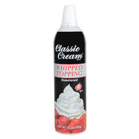Classic Cream 15 oz. Aerosol Whipped Topping Can - 12/Case