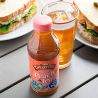 Turkey Hill Peach Iced Tea 18.5 fl. oz. - 18/Case