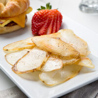 McCain Foods Skin-On Fresh-Style Flat Chips 4 lb. Bag - 6/Case