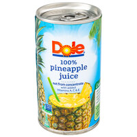 Dole 6 fl. oz. Pineapple Juice - 48/Case